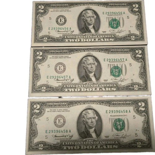1976 2 shifted seal - 1976, $2