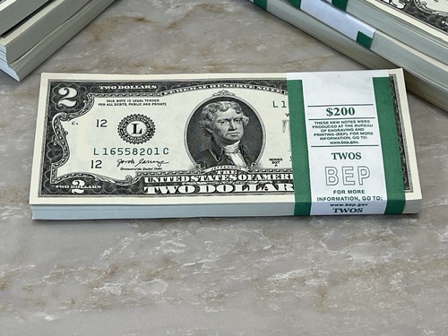 2017a two dollar bill unc - $2,