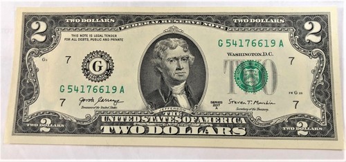 New uncirculated crisp - new,