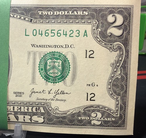 2021 2 federal - $2, reserve